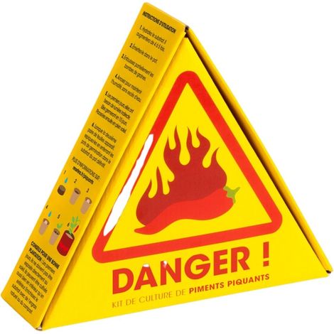 Kit de culture de piments piquants – Danger  (1/4)