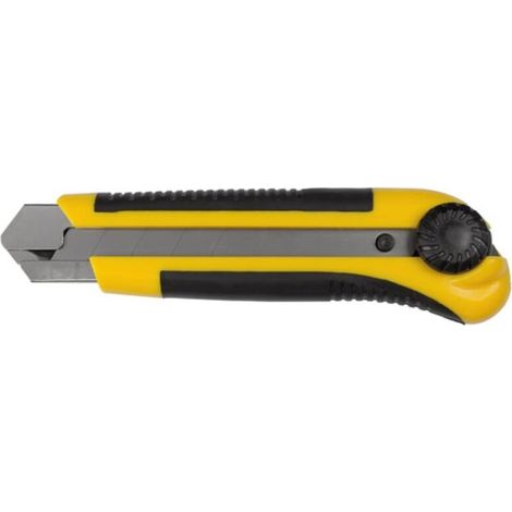 CUTTER ROBUSTE - LAME 25 MM - AVEC SYSTÈME DE BLOCAGE MES03N (1/3)