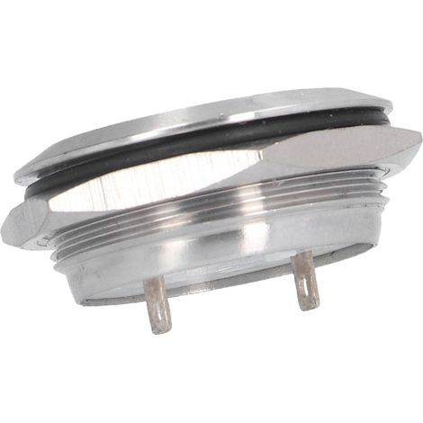 Interrupteur poussoir plat 5 pièces, inox étanche, borne à vis, accessoire électrique 0-220V, 25mm (1/5)