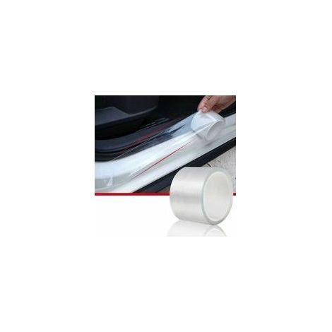 Pellicola adesiva trasparente per auto, moto e biciclette, 3 m x 10 cm, protezione della vernice, protezione dei bordi delle portiere (1/4)