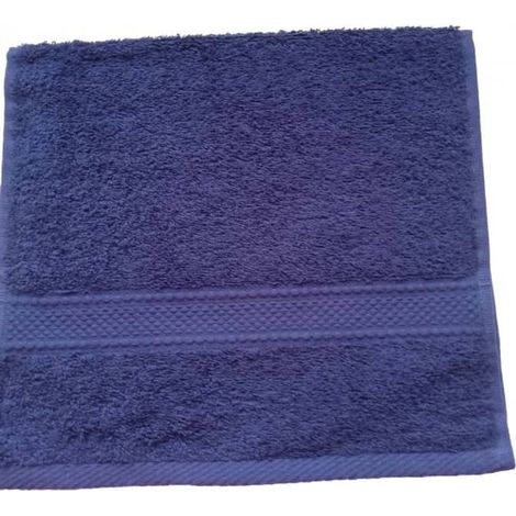 Serviette de toilette bleu marine 50x90 cm - 50 x 90 cm - Bleu marine