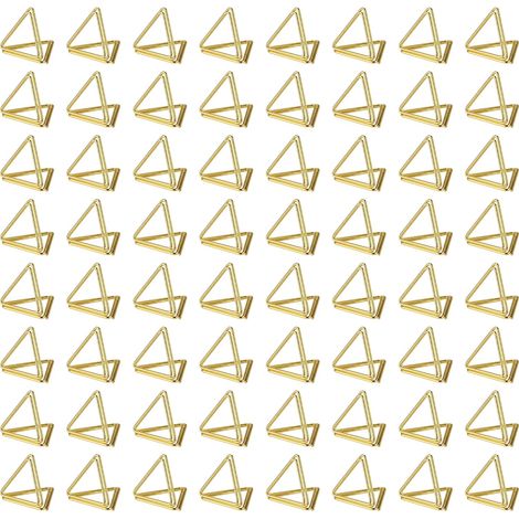 60 Pièces Porte Photo Pince Triangle Porte Nom Porté Numero de Table Supports de Numéro en Triangle Support pour Menu de Table pour Mariage Bureau Fête Noël Saint Valentin Banquets Fêtes (1/5)