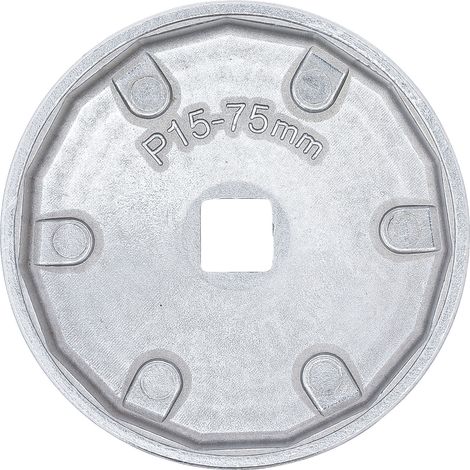 BGS  llave  filtro  aceite  15  lados  Ø  75  mm  para  Chrysler  /  GM  -  1045 (1/3)