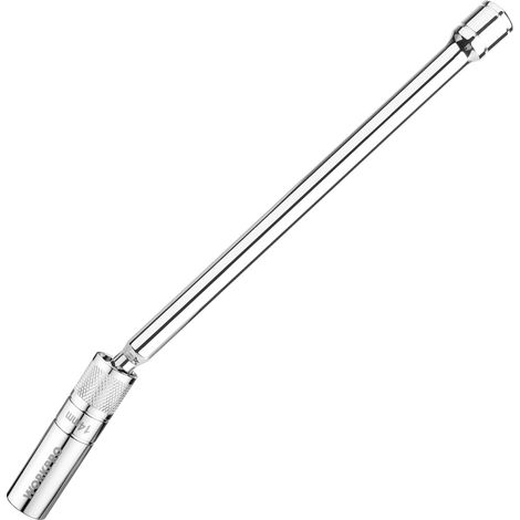 WORKPRO Douille Bougie 14mm, 3/8" Drive 12 Points Clé à Bougie D'Allumage Pivotante Magnétique, 300 mm, Outil de Retrait de Douilles Robustes, CR-V pour réparation de Voiture (1/5)
