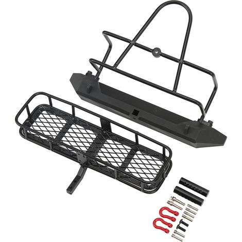Pare-chocs arrière robuste en métal pour TRX-4 SCX10 90046 SCX10III 90047 1/10 RC pièces de rechange (1/5)