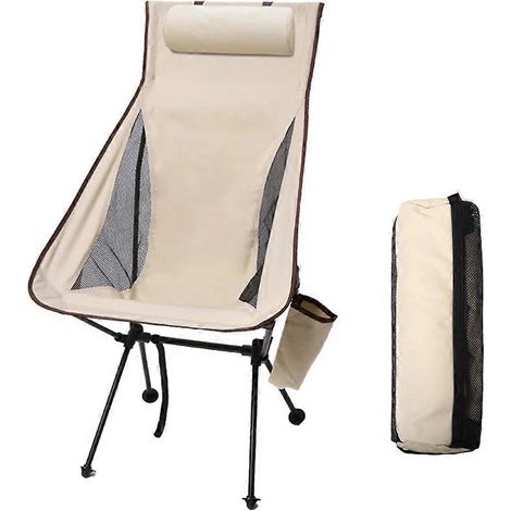Fauteuil inclinable pliant portable, chaise longue d'extérieur avec coussin, chaise de pêche d'extérieur, chaise longue, fauteuil inclinable, chaise pliante d'extérieur (1/5)
