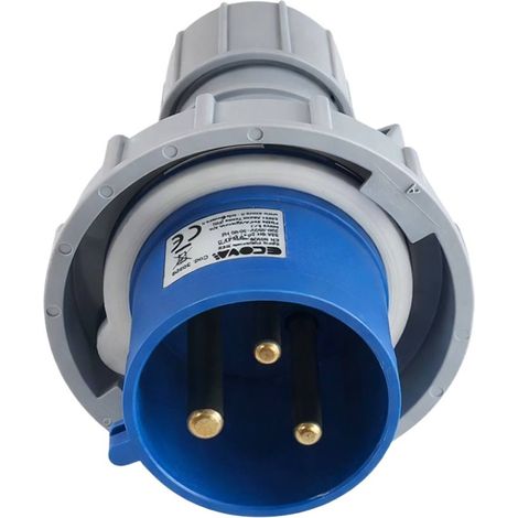 Spina industriale ecova 30509 32a 230v 2p+t ip67 (1/5)