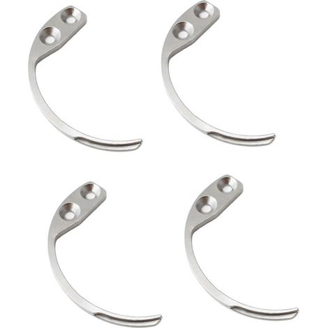 lot de 4 Detacher Antivol Crochet, Crochet Antivol, Détacheur Antivol Portable en Alliage d'Aluminium - Outil de Sécurité Polyvalent pour Retirer Étiquettes de Protection