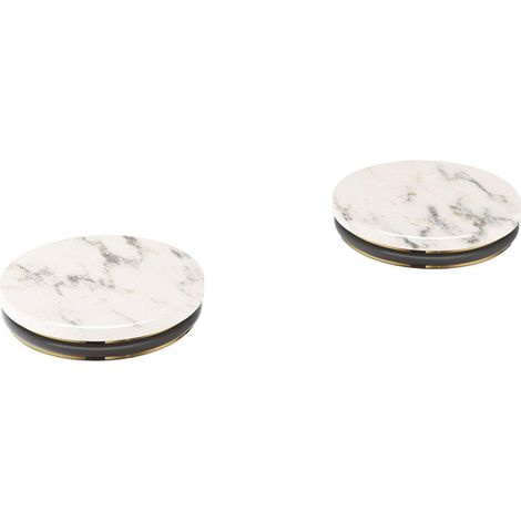 Semelles Atrio Private Coll. 48460 Blanc Attica Caesarstone chrom (1/2)