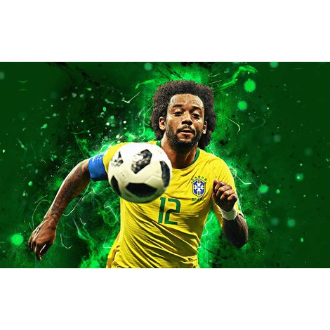 Papier peint panoramique Football - Joueur de Foot - 130 cm x 81 cm (1/2)