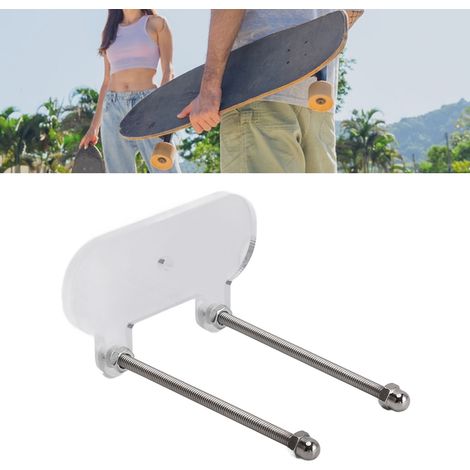 Acryl-Skateboard- und Instrumentenständer mit komplettem Montageset (1/5)