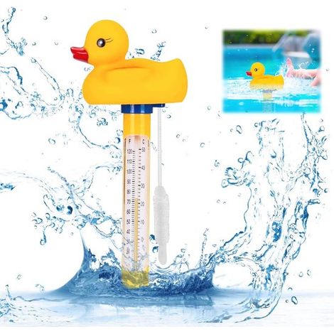 Schwimmbadthermometer – Schwimmendes Wassertemperaturmessgerät für Innen- und Außenpools, Aquarien und Fischteiche (1/5)