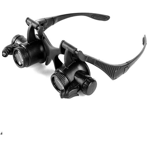 Loupe Légère Binoculaire Montée sur La Tête Loupe Haute Puissance De Remplacement Multi-Plis Utilisée pour Les Horloges De Réparation Et Les Instruments (1/5)