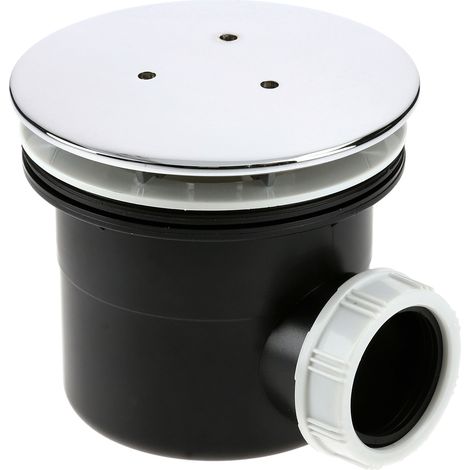 Piatto doccia Garis p01-bd90cl finitura cromo scarico orizzontale