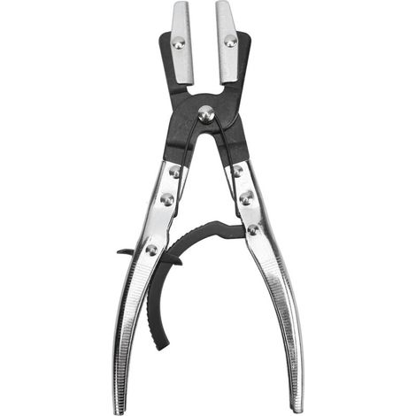 Jeffergarden Pince à pincer les tuyaux, mchoires à cliquet pivotantes universelles pour tuyaux de liquide de refroidissement de frein de radiateur d'automobile 12 pouces/30.5 cm (1/5)
