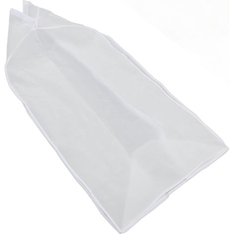 Housse de protection pour vêtements en PEVA translucide et imperméable, idéale pour suspendre robes et placards. (1/5)