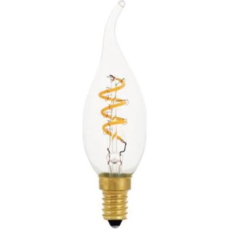 Ampoule LED Filament Flamme 2,7W E14 90Lm 2000K blanc très chaud