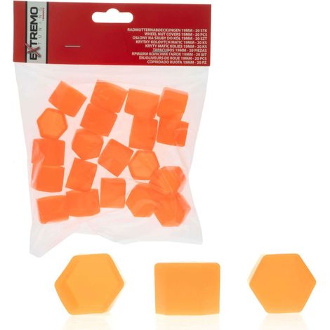 Tapas de silicona para tornillos de 19 mm EPTUNING045 - tapas naranjas (1/4)