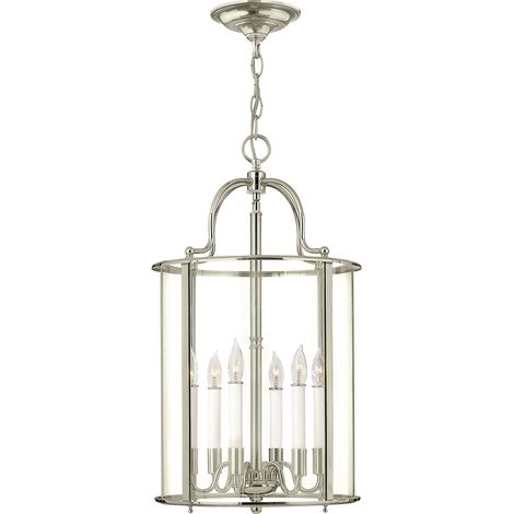 Elstead Gentry - 6 Candle Large Pendelleuchte - Nickel poliert (1/4)