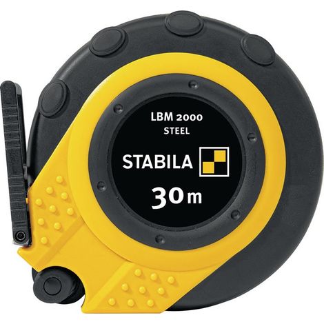 Mètre ruban à capsule LBM 2000 ACIER L.30m ruban lar.13mm mm EG II PC-ABS/TPE ruban acier