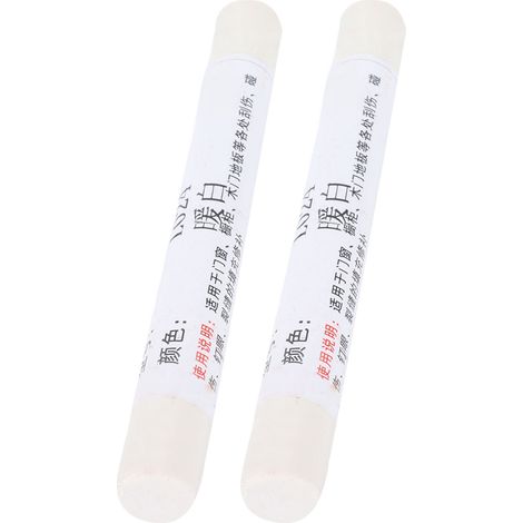 Set mit 2 Wachskreiden für Holzmöbel, zur schnellen Ausbesserung von Kratzern und Nagellöchern, zum Ausbessern von Holzanstrichen im Innenbereich. (1/5)