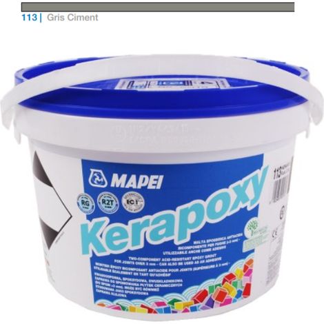 KERAPOXY MAPEI  113 Gris ciment - 5 Kg