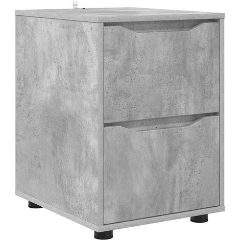 Armadio Grigio cemento 40 x 48 x 57 cm Legno multistrato vidaXL