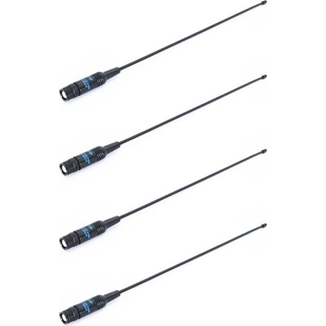 Tragbare Funkantennen für 4 RH-771 Dualband-VHF/UHF-BNC-Funkgeräte, kompatibel mit TH-28A TK100 C150