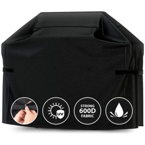 Vakuum-Housse de Barbecue Robuste pour Barbecue extérieur – Imperméable, résistante aux intempéries, aux UV et à la décoloration avec Sangles réglables – (145L x 61W x 117H cm) (1/5)