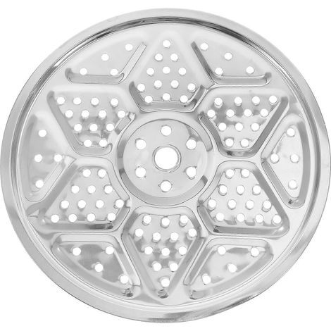 Support magnétique en acier inoxydable de 26 cm pour autocuiseur, idéal pour la cuisson à la vapeur, le pain grillé, les salades et autres préparations culinaires.