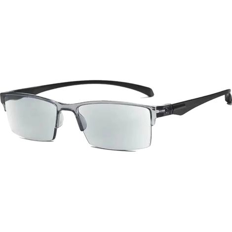 Gafas de lectura, con zoom automático, protección contra la luz azul, color gris. (1/2)