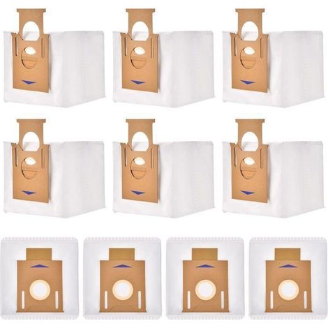 Lot de 10 sacs d\'aspirateur de rechange pour les aspirateurs Ecovacs Deebot OzmoT8 AIVI,T8 Max AIVI,T8, T9,N8 Series, DX93 et DDX96