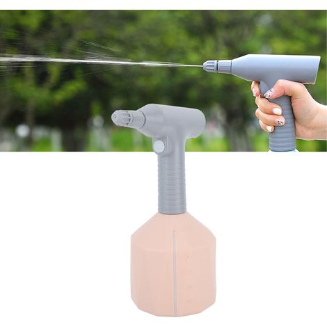 ManoMatic AquaSpray PP Pink Tragbarer elektrischer Rasensprenger - 25 cm 2000 mAh Vollsprühfunktion (1/5)