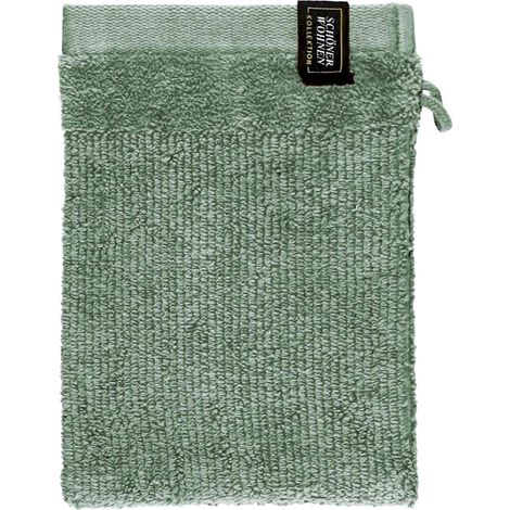 SCHÖNER WOHNEN guanto da bagno SENSE-6 - Set da 6 16x21 cm, verde