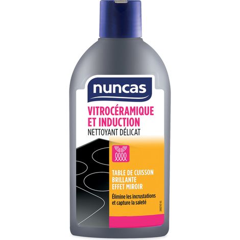 Pulitore per vetroceramica e induzione 250ml - Nuncas