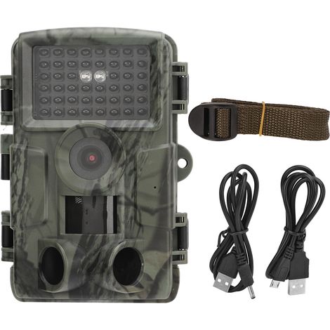 Caméra de chasse WiFi 32MP 1080P IP66 étanche avec déclenchement rapide 0,2s, vision nocturne HD et capteur infrarouge (1/5)