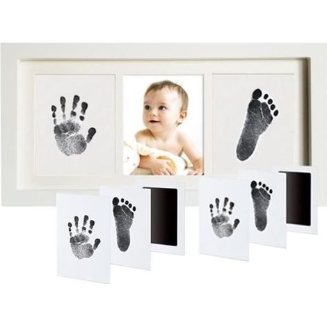 Kit Empreinte - Clean Touch - Tampons Bébé - Empreinte Pieds et Mains - Cadeau Naissance - Mixte (1/4)