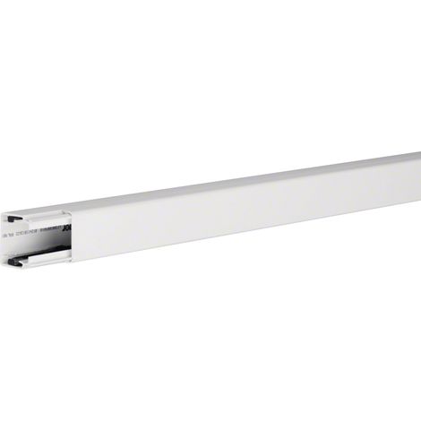 Goulotte de distribution PVC 30x30 mm - Longueur 200 cm (RAL 9016) LF3003009016 Hager
