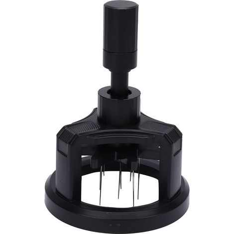 Dispensador de café, agitador rotatorio magnético de aguja de 58 mm en aleación de aluminio para bar doméstico, color negro. (1/5)
