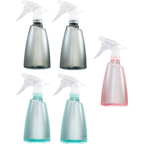 Juego de 5 piezas de botella pulverizadora manual y pinza para macetas, regaderas y pequeños jarrones neumáticos. (1/5)