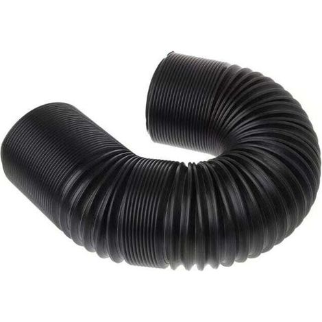 Verstellbarer Ansaugschlauch (Innendurchmesser: 76 mm/3 Zoll), Kaltluftansaugschlauch, XU, universeller Turbolader für Pkw, flexibles Ansaugschlauch-Set, schwarz, Länge 25 cm bis 1 m – KZQ