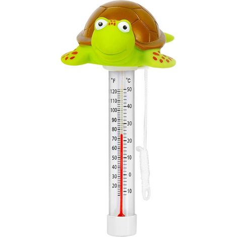 royaluxe -Pack Thermomètre de Piscine Flottant, Grande Taille Facile à Lire pour la Température de l'Eau avec Ficelle pour Piscines et Spas Extéris et Intéris (1/5)