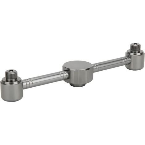 Outdoor Camping Aluminum Alloy Gas Cylinder Stove Adapter Heads Furnace Converter Connectors Accessory(two heads)