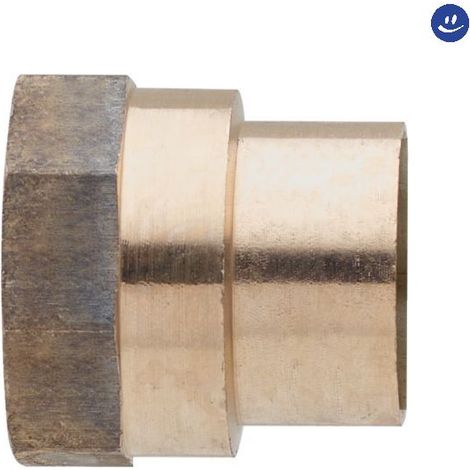 Raccordo manicotto dritto bronzo 1/2" x 14 a saldare femmina FRABO
