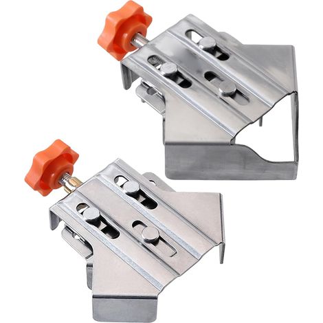 pinces à angle droit Pince à angle droit de 90 degrés avec mâchoires pivotantes réglables en acier inoxydable pour le travail du bois, les outils de menuiserie, le soudage, les cadres photo