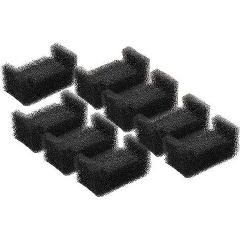 Set di 8 spugne di ricambio a forma di U per fontanelle per gatti da 2 litri, triplo filtro, in polipropilene. (1/5)