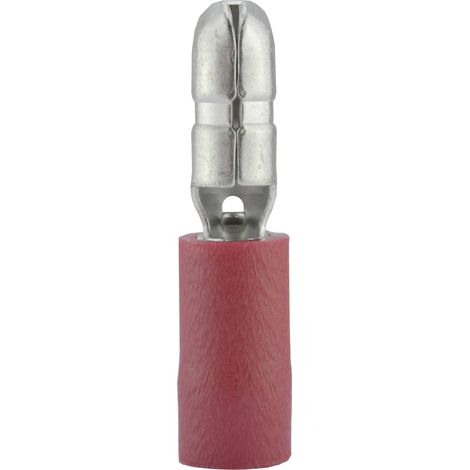 Cosse cylindrique mâle Vogt Verbindungstechnik 3920 0.50 mm² 1 mm² Ø de la broche: 4 mm partiellement isolé rouge 1 pc(s) D24718
