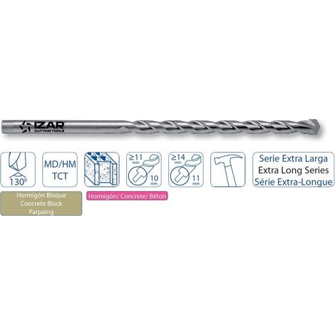 PERCEUSE PROFESSIONNELLE POUR PAROIS CYLINDRIQUES LONGUES 1846- Ø 6 X 400 MM - 30202 (1/2)