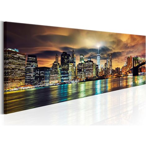 Quadro - New York Sky - 120x40 (1/4)
