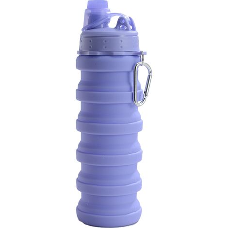 Gourde pliable de voyage, idéale pour la randonnée, avec bouchon à vis étanche. (1/5)